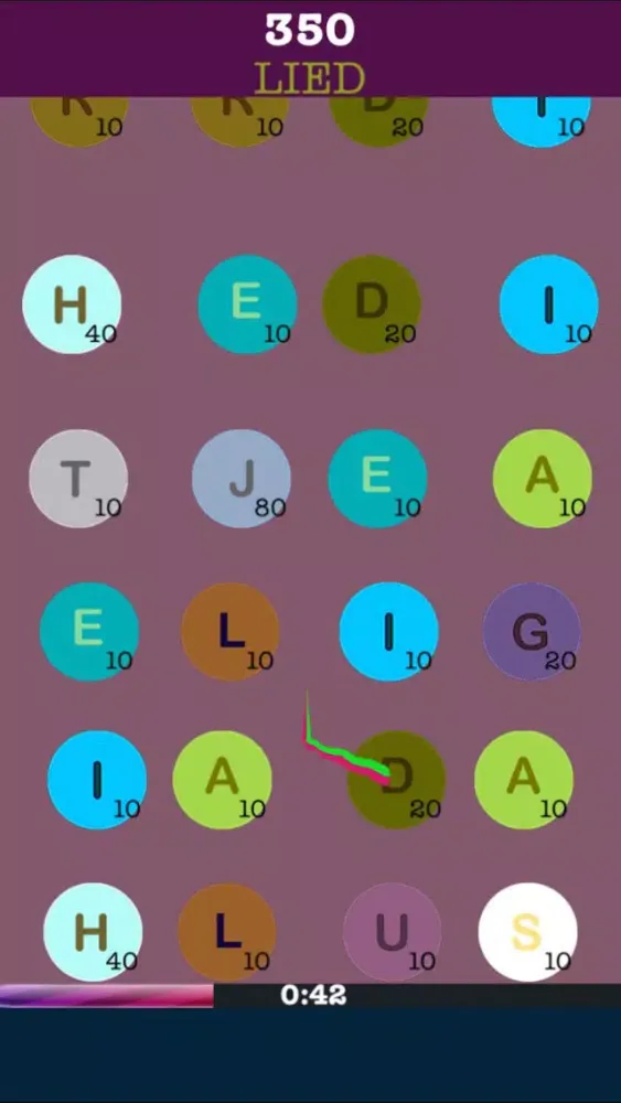 Capturas de tela do Word Swing : Full