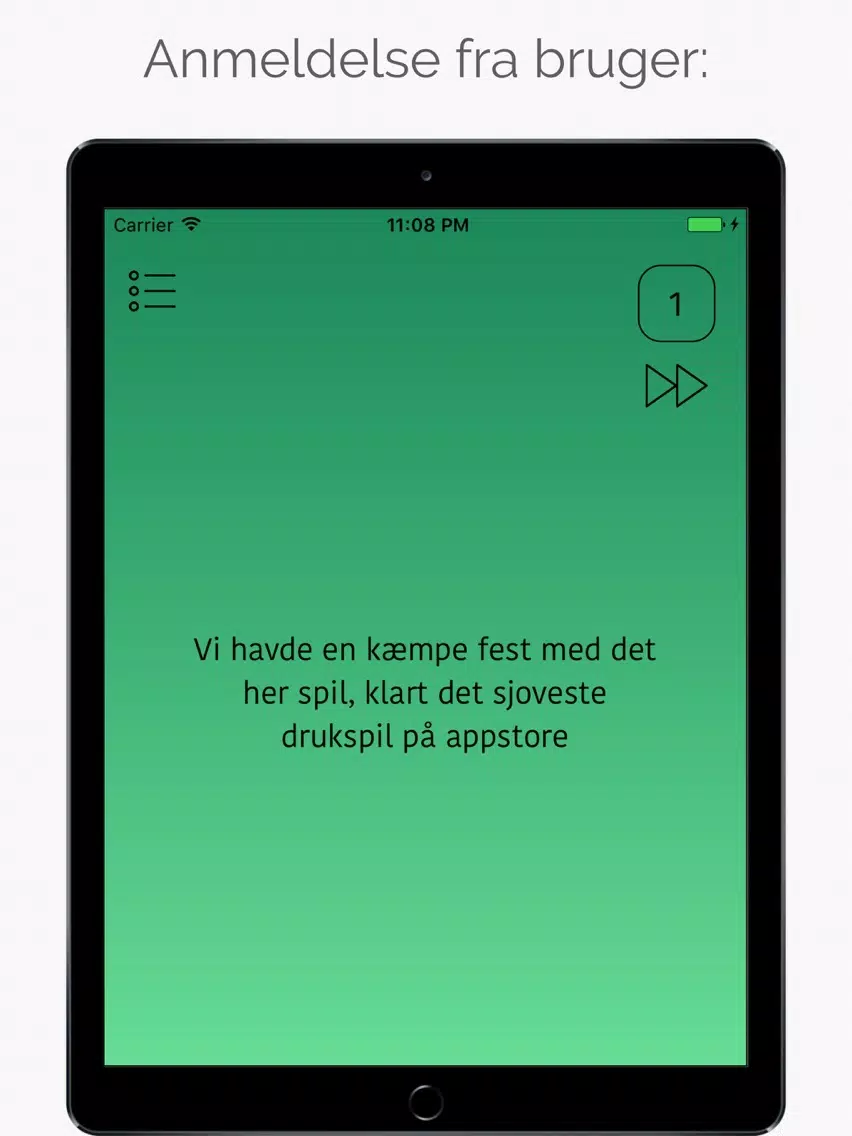 صور Jeg Har Aldrig - Drukspil til fest & opvarmning iPad 