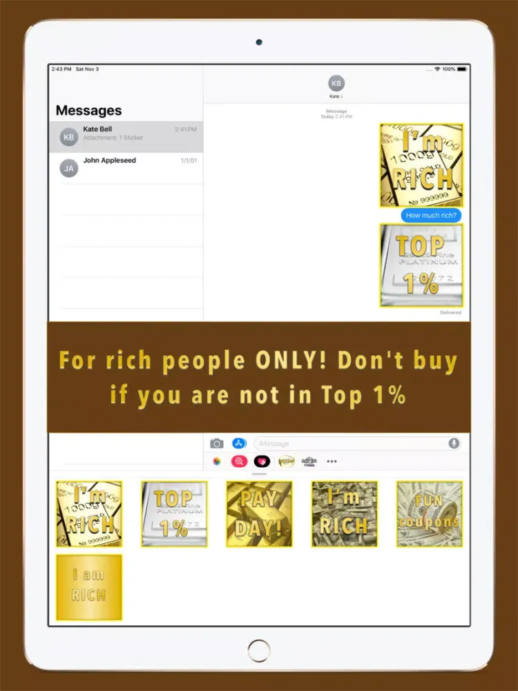 Capturas de pantalla de I am RICH - Filthy Rich Only! iPad 