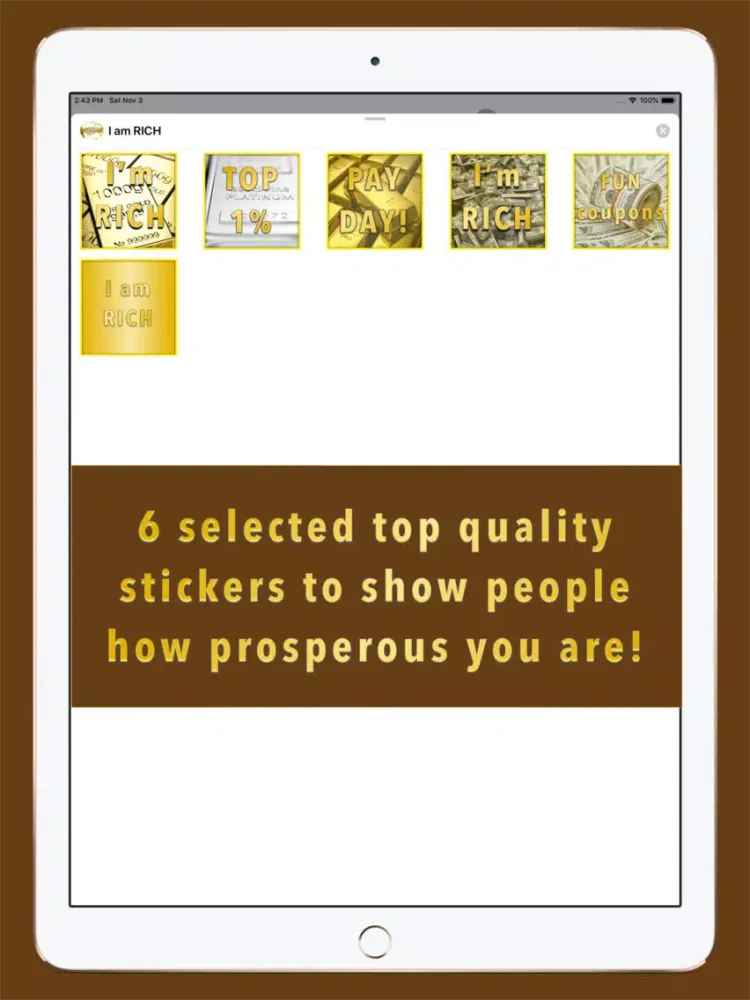 Capturas de pantalla de I am RICH - Filthy Rich Only! iPad 