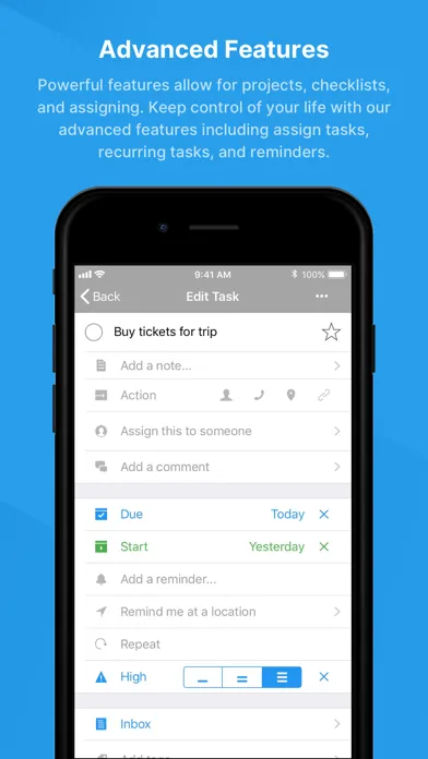 Todo - Task List Organizer سکرین شاٹس