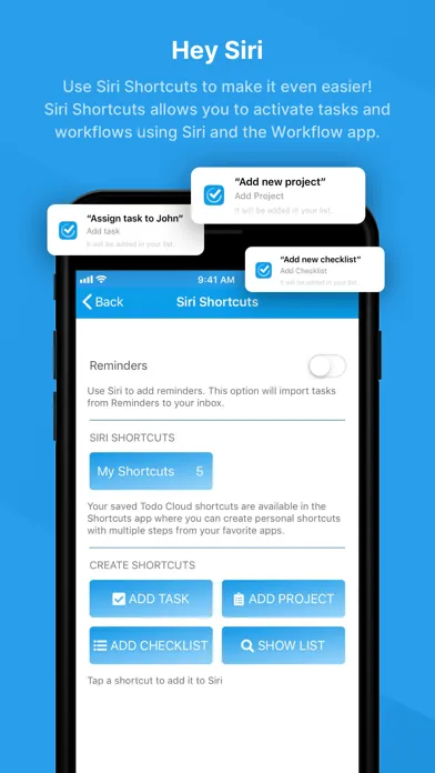 Todo - Task List Organizer سکرین شاٹس