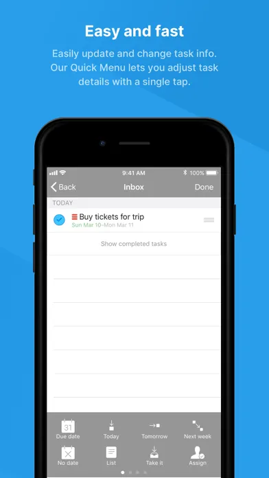 Todo - Task List Organizer سکرین شاٹس