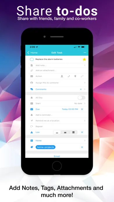 Capturas de tela do Todo Cloud: To-Do List & Tasks