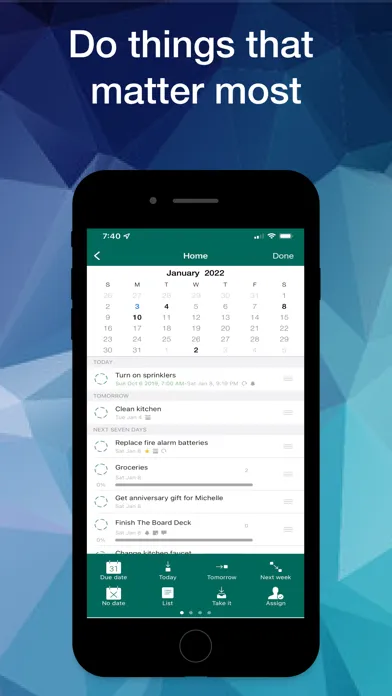 Capturas de tela do Todo Cloud: To-Do List & Tasks
