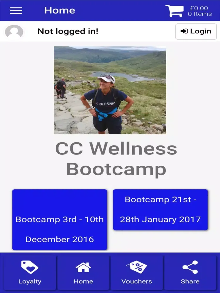 CC Wellness Bootcamp iPad  স্ক্রিনশট