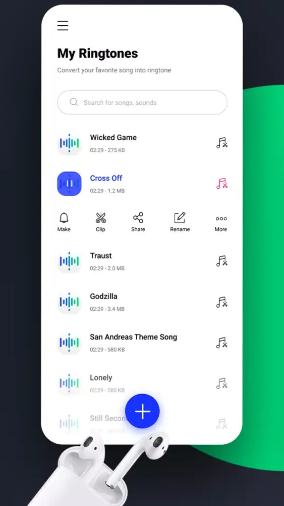 Captures d'écran de Ringtone Maker Plus