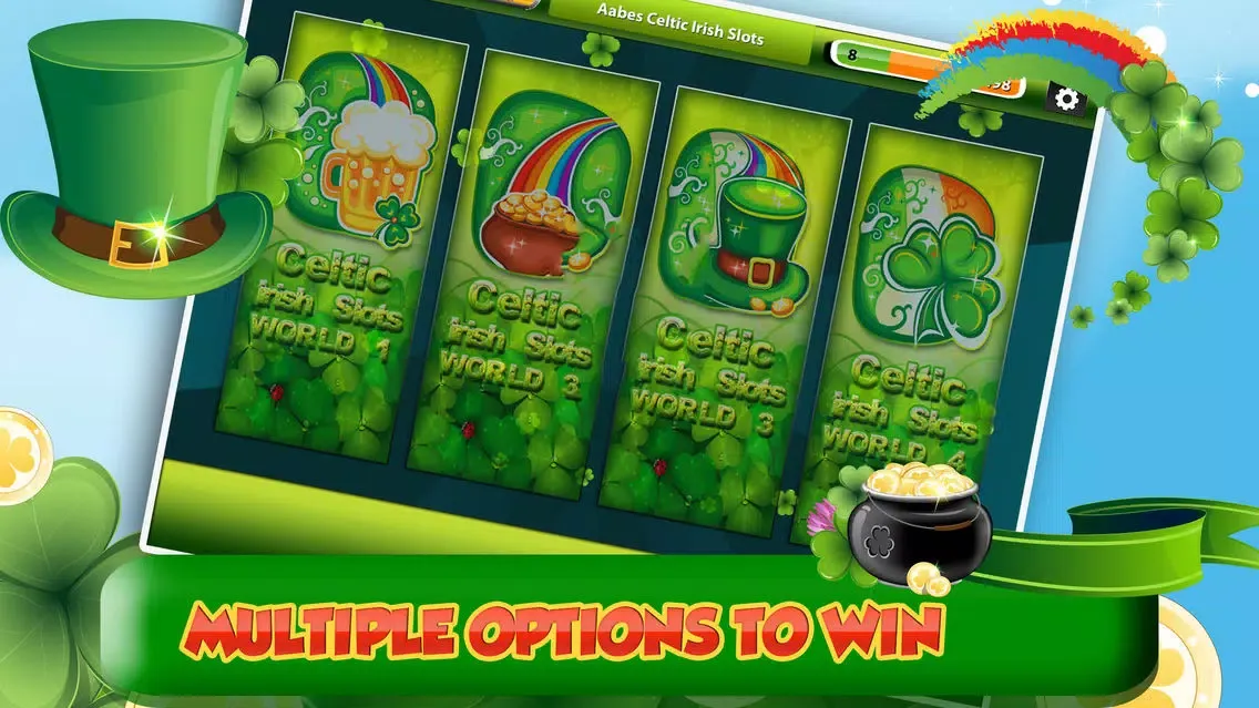 +A Celtic Irish Video Slots Play Pot Of Gold Jackpot with Vegas Free leprechauns Casino Ekran Görüntüleri