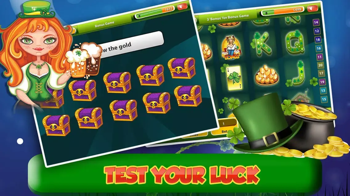 +A Celtic Irish Video Slots Play Pot Of Gold Jackpot with Vegas Free leprechauns Casino Ekran Görüntüleri