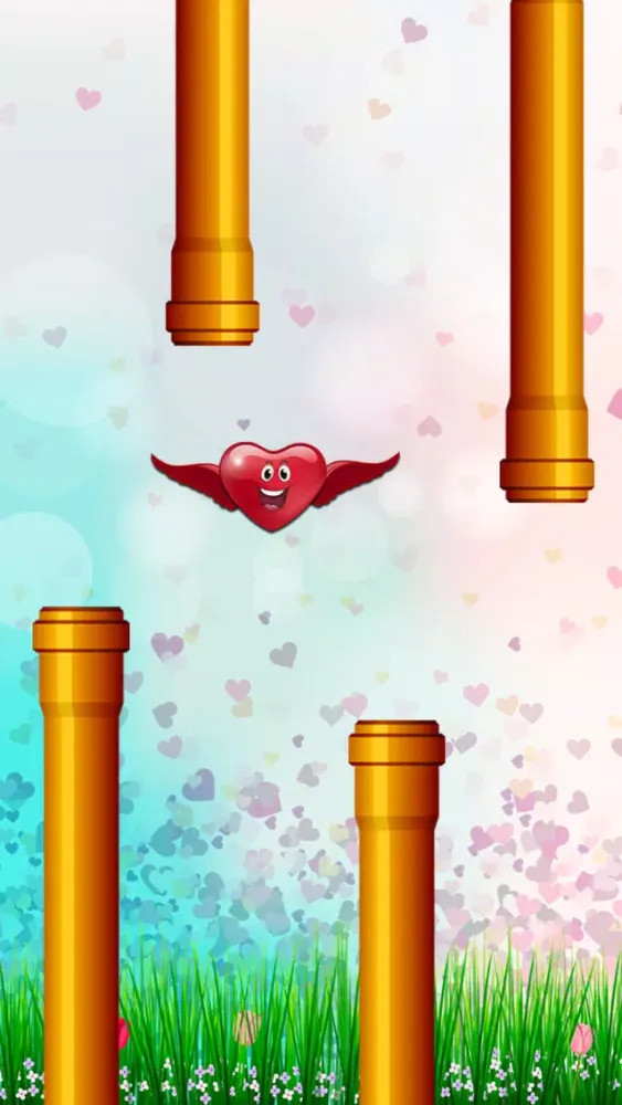 ' A Flying Heart Saga Play Impossible Valentine’s Palpitation Free Games for Lovers应用截图