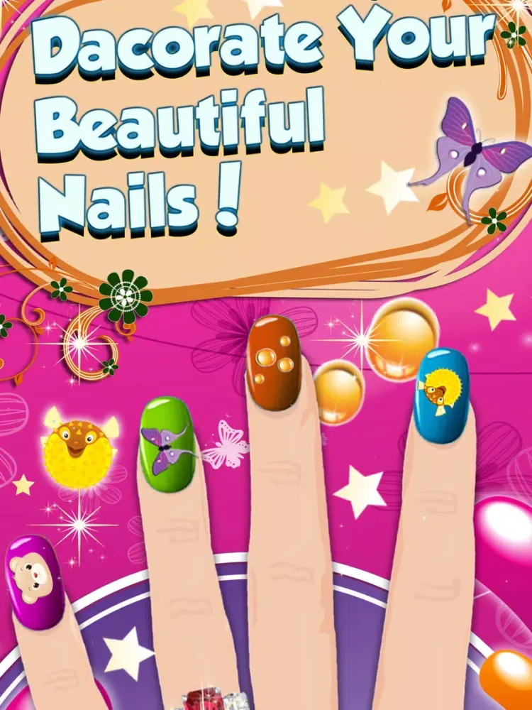 Capturas de pantalla de Mom Nail Salon - Little Princess Virtual Art Nails Salon For Girls and Women iPad 