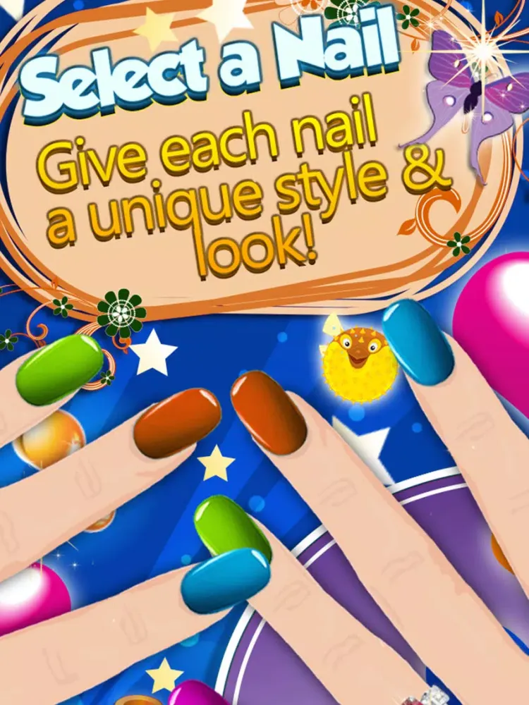 Capturas de pantalla de Mom Nail Salon - Little Princess Virtual Art Nails Salon For Girls and Women iPad 