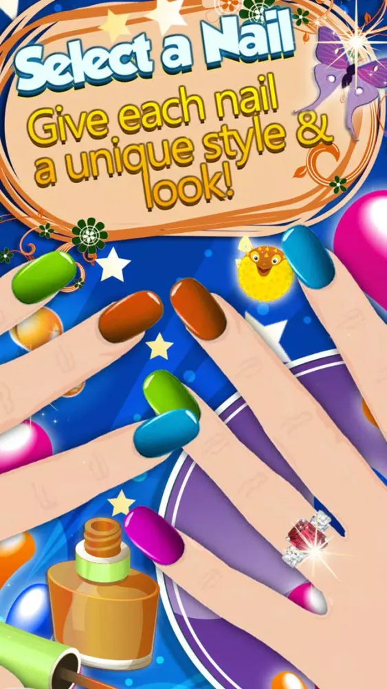 Capturas de pantalla de Mom Nail Salon - Little Princess Virtual Art Nails Salon For Girls and Women