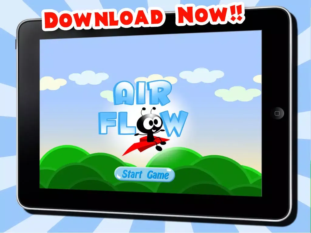 Ảnh chụp màn hình của Air Flow - Tiny Paper Wings - Pro Flying Game Gratis iPad 
