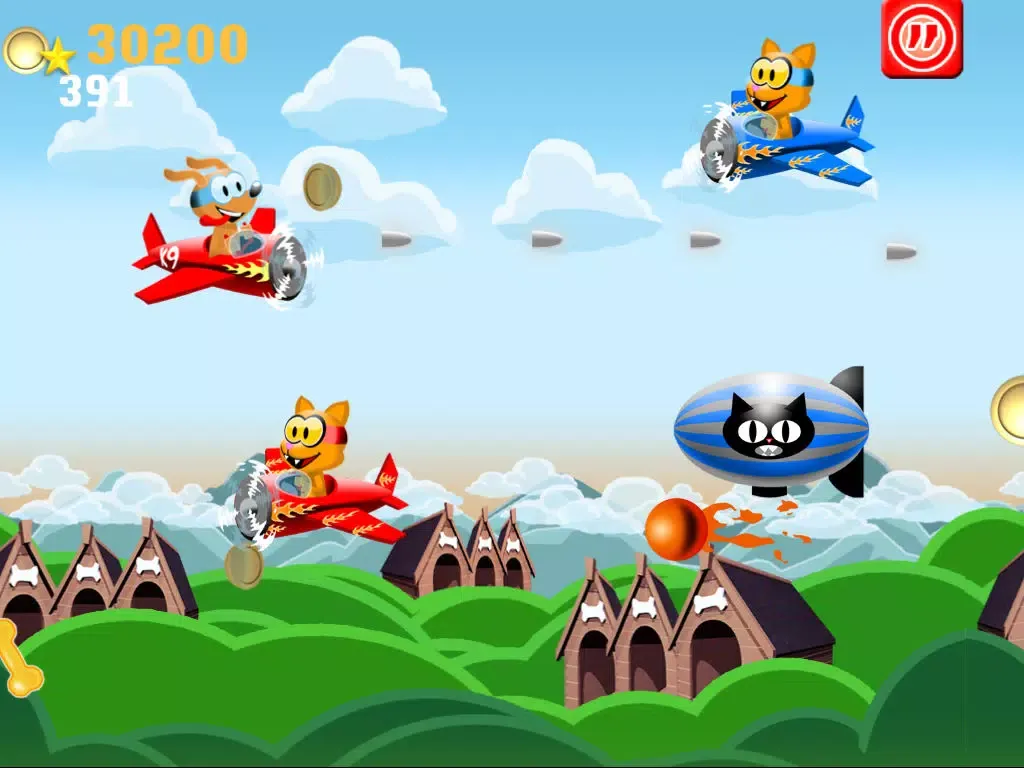 Capturas de pantalla de A Dog Race Vs. Ninja Temple Cats - Pro Racing Game iPad 