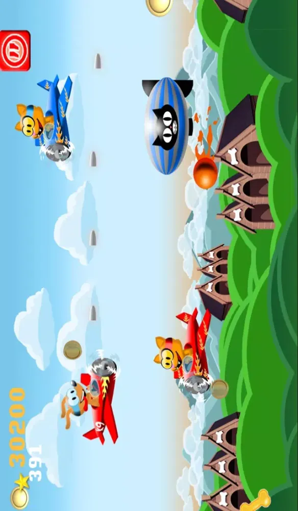 Capturas de pantalla de A Dog Race Vs. Ninja Temple Cats - Pro Racing Game