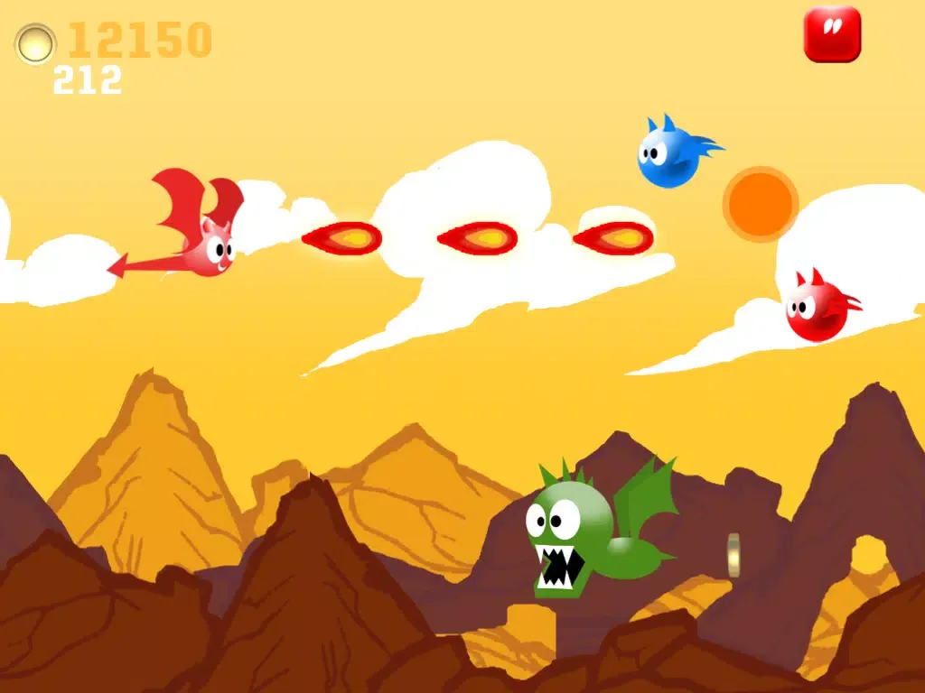 Ảnh chụp màn hình của A Clash of Tiny Dragons - Reign of Mini Rage Legends Defend Against Cryptids Dragon Clans HD iPad 