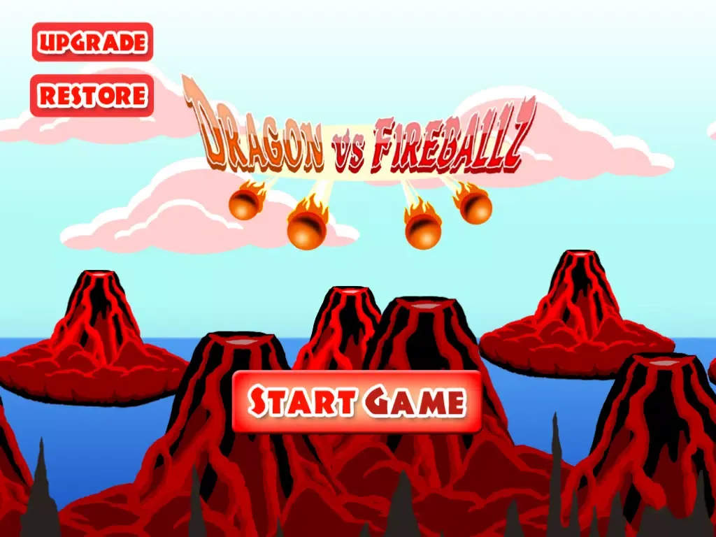 Dragon Vs. Fire Ballz - Free Flying Game iPad  سکرین شاٹس