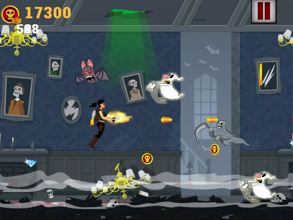 Arcane Haunted University: Jetpack Monster Hunt - Free Game iPad 应用截图