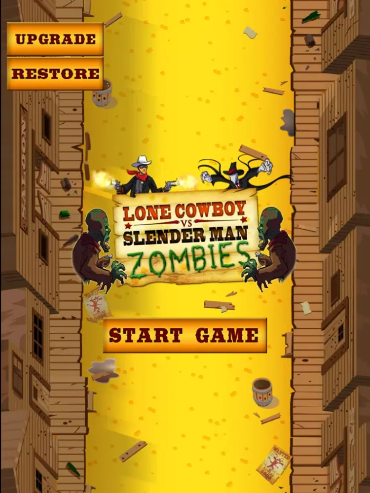Zrzuty ekranu A Call of Monsters: Slender Man Zombies Vs Lone Cowboy - Free Shooting Game iPad 