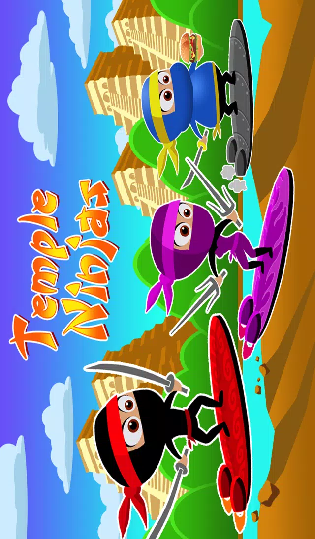 Zrzuty ekranu A Temple Ninja Race - Free Racing Game