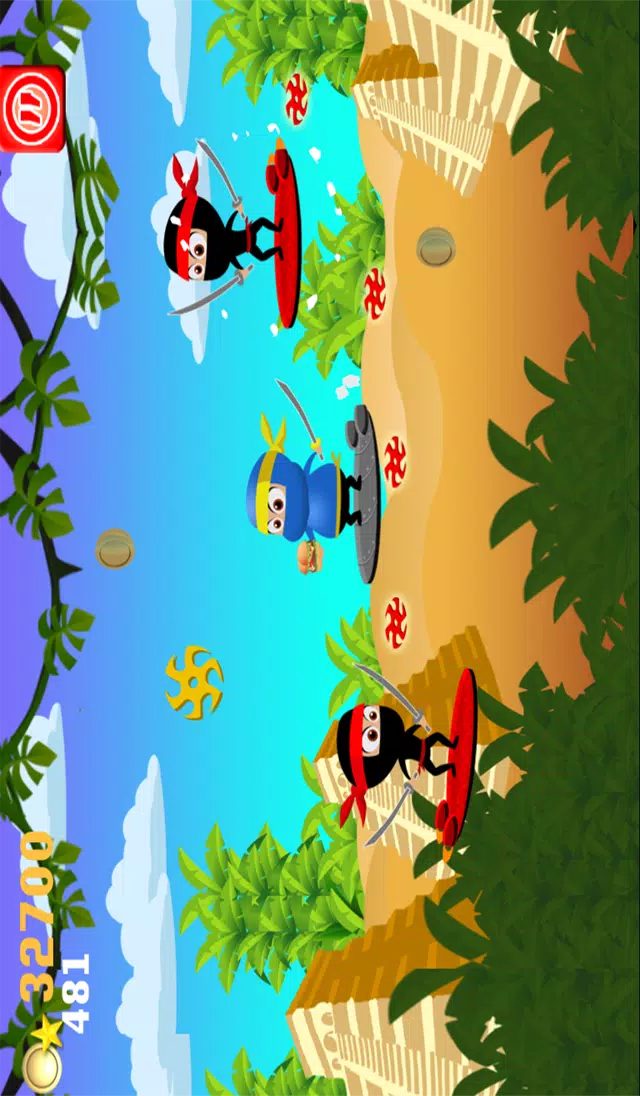 Zrzuty ekranu A Temple Ninja Race - Free Racing Game
