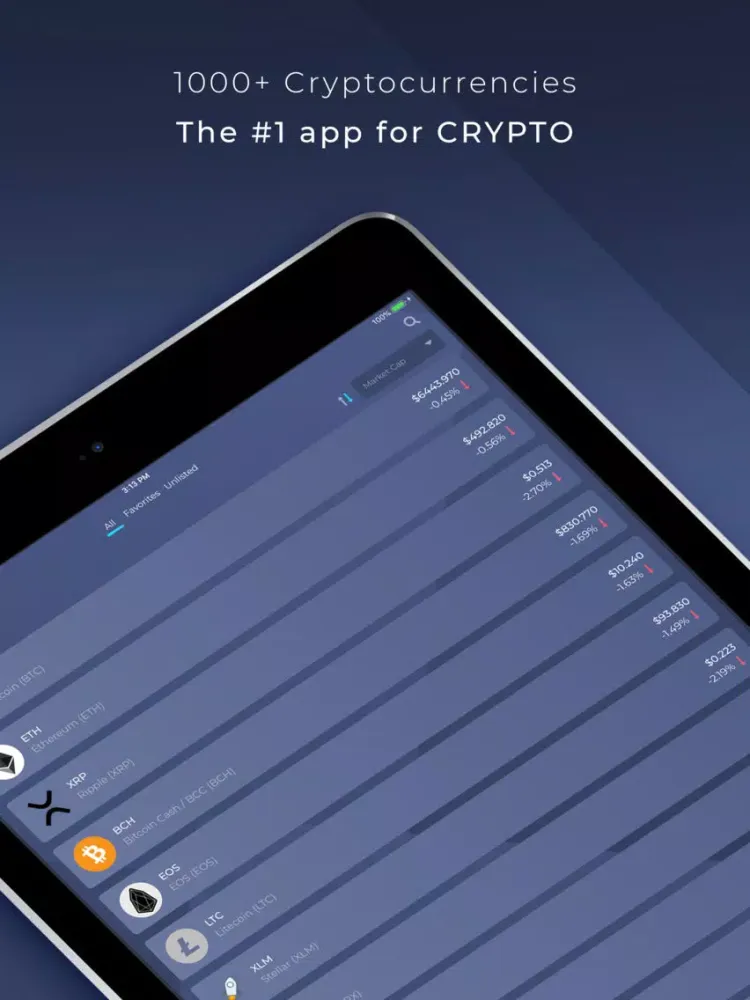Zrzuty ekranu Crypto X Pro iPad 