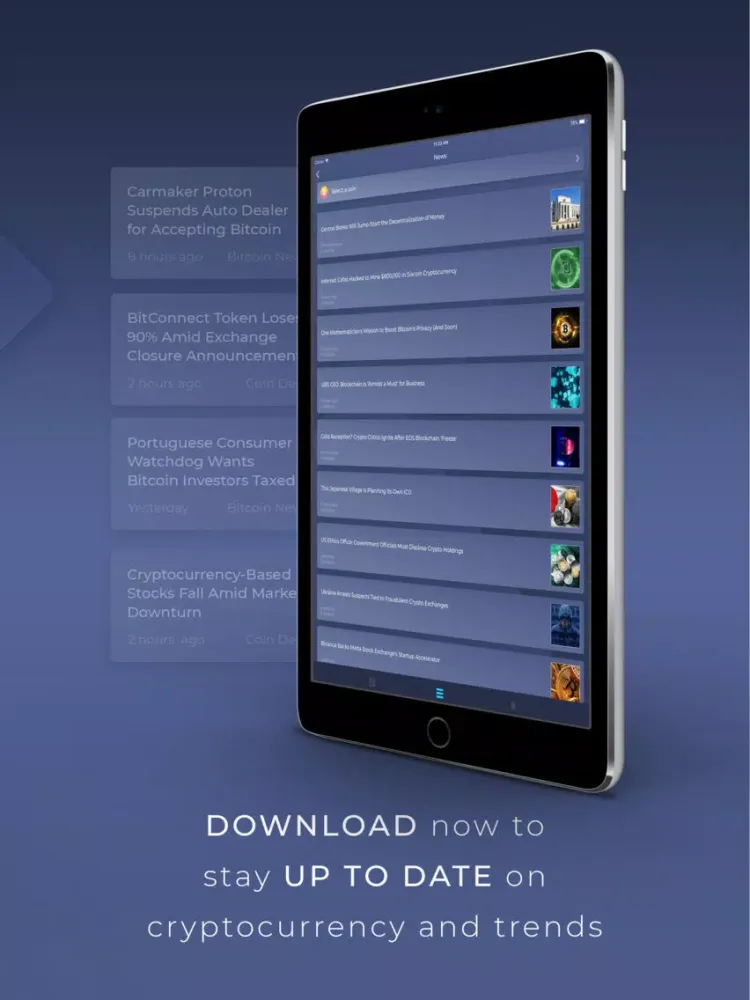 Zrzuty ekranu Crypto X Pro iPad 