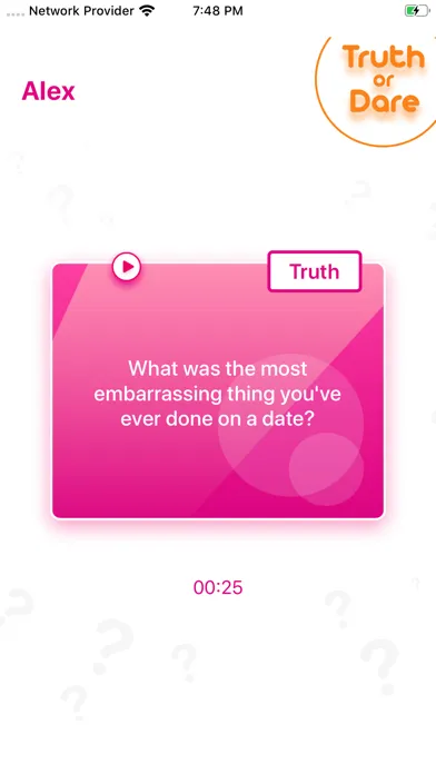 Truth or Dare - Hot Dirty Game स्क्रीनशॉट