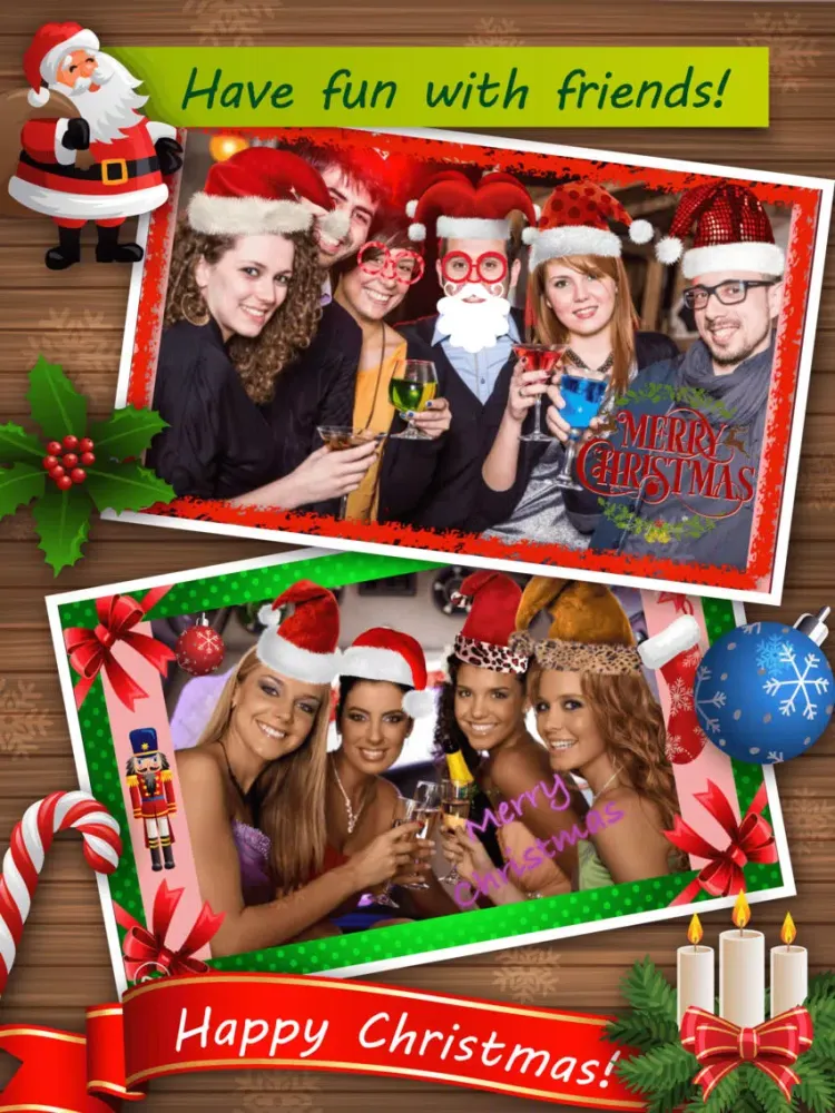 xmas new year hats iPad  スクリーンショット