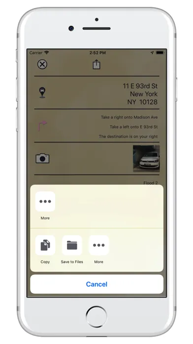 Zrzuty ekranu Find My Car Parking Location