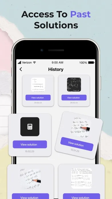 ภาพหน้าจอของ Math Solver - Homework Helper