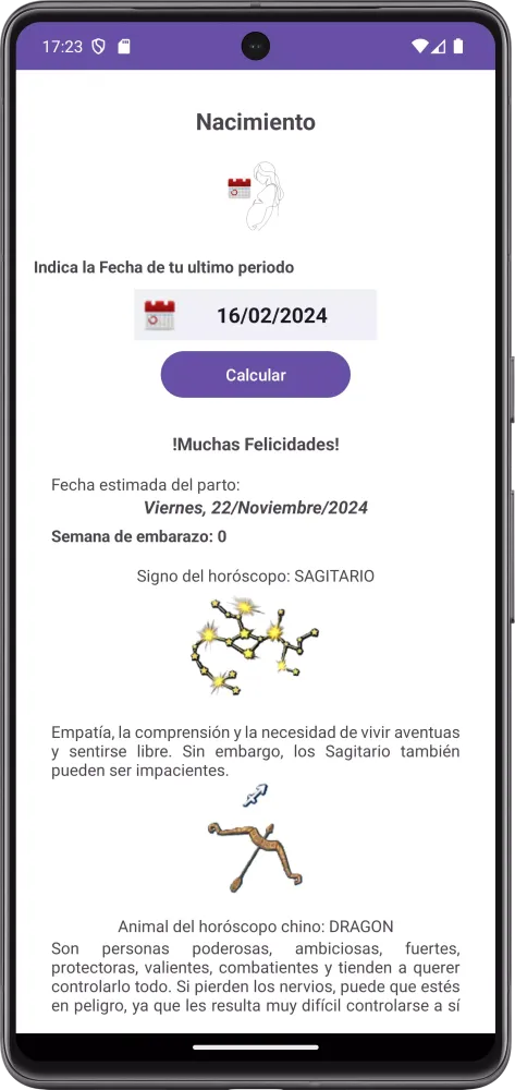 Gestogram: Calculator Screenshots