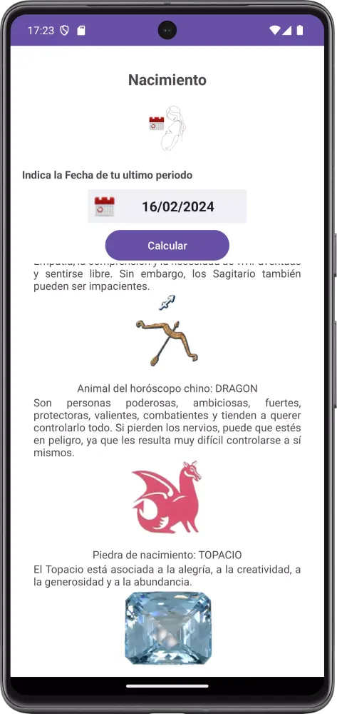 Gestogram: Calculator Screenshots
