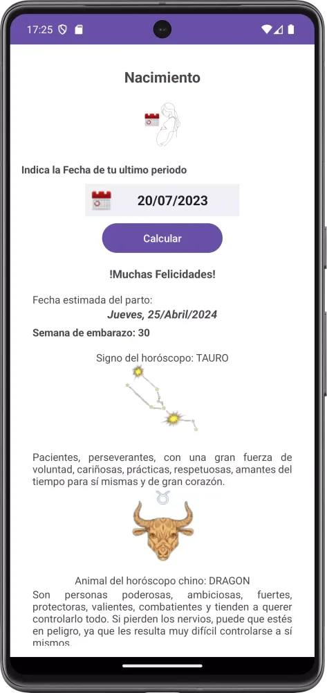 Gestogram: Calculator Screenshots