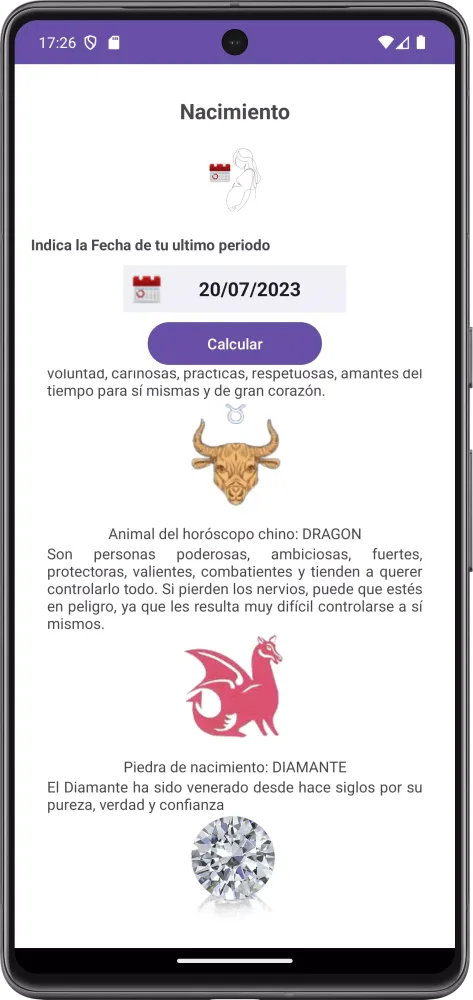 Gestogram: Calculator Screenshots
