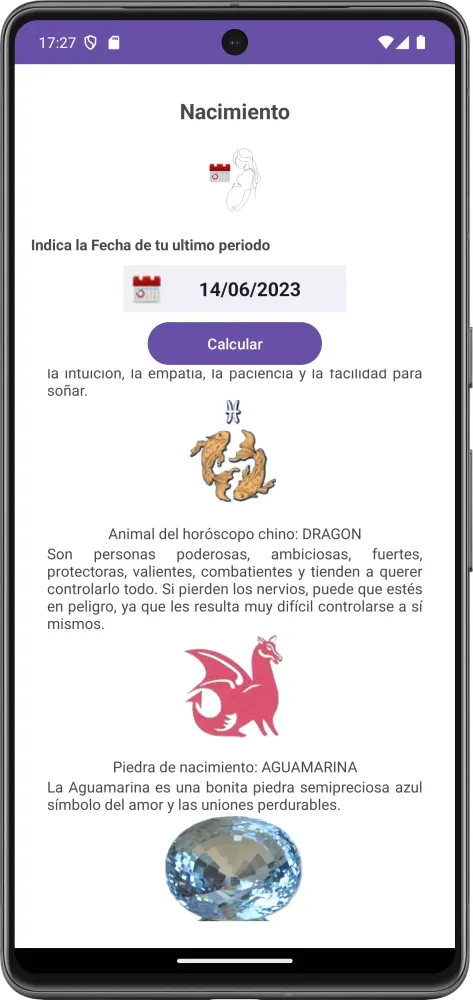 Gestogram: Calculator Screenshots