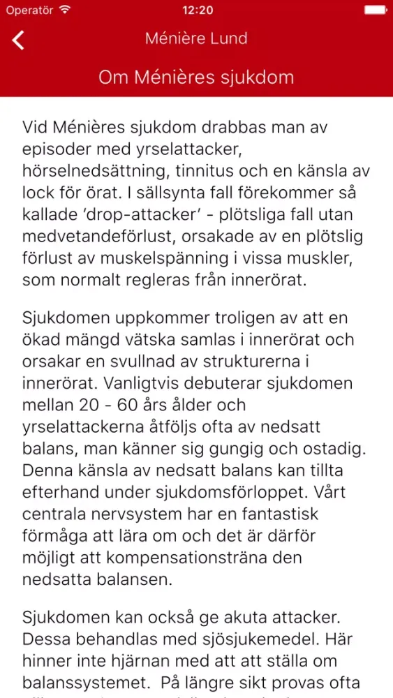 Ménière Lund Ekran Görüntüleri