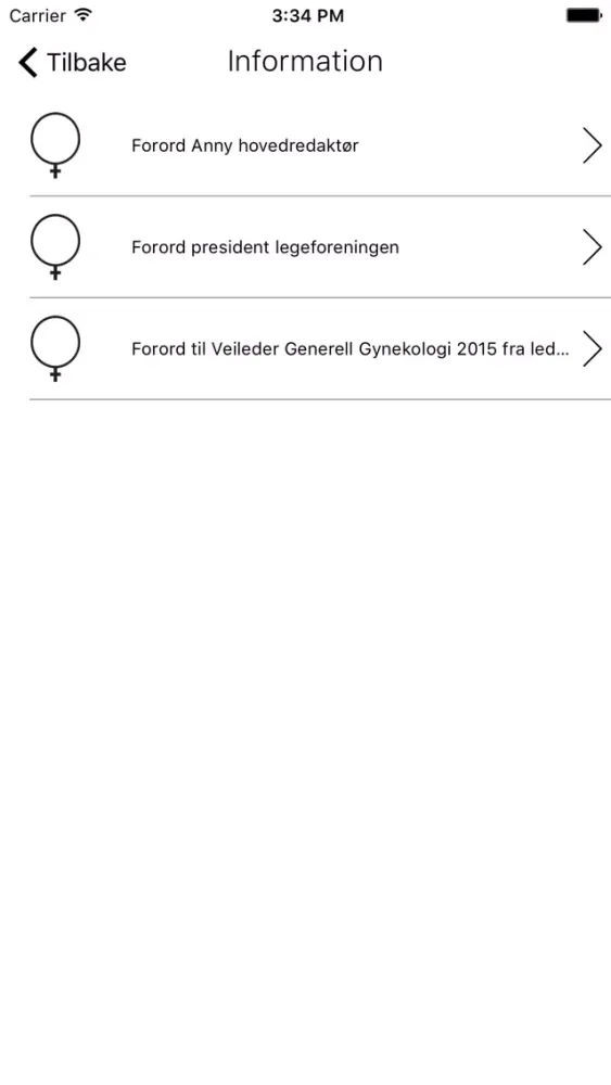 NGF Veileder i generell gynekologi Screenshots