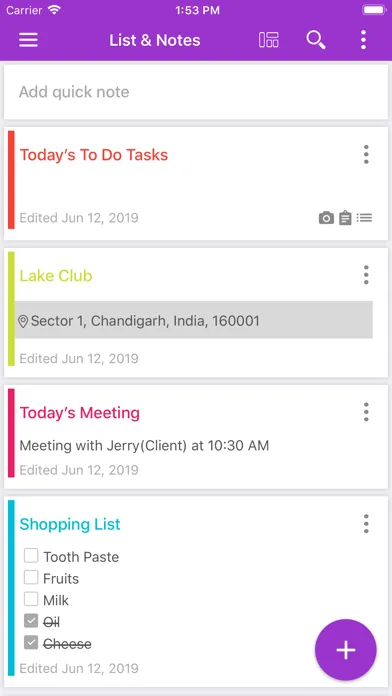 Screenshot di To Do List and Notes