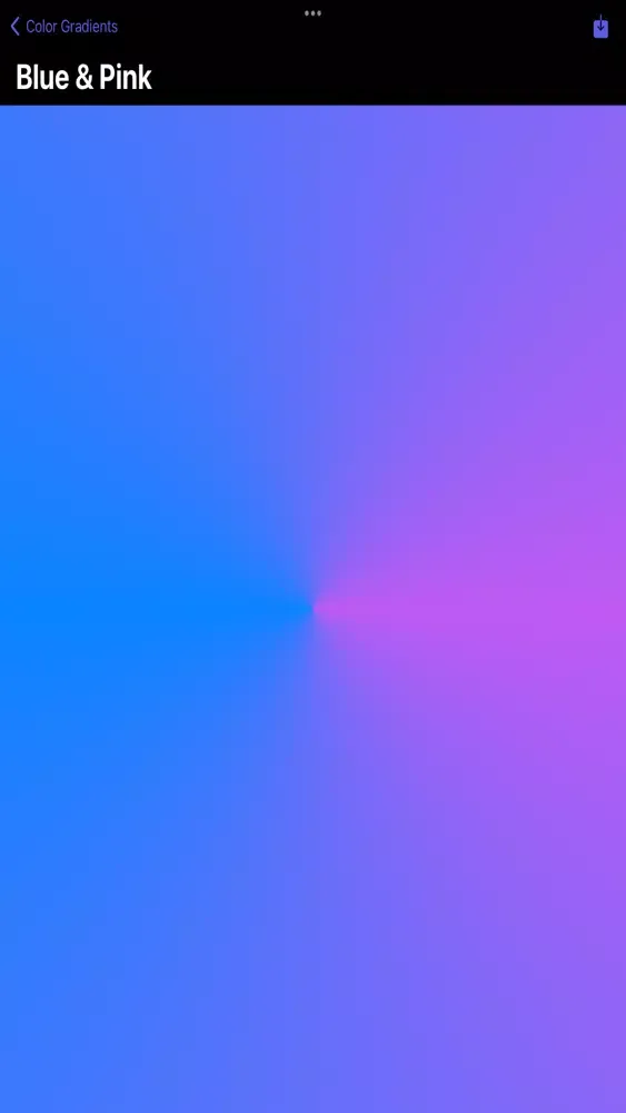 Ảnh chụp màn hình của Color Gradient