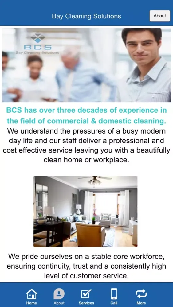 Bay Cleaning Solutions स्क्रीनशॉट