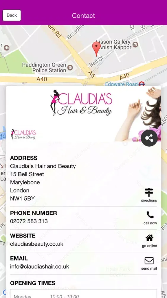 Claudia's Hair And Beauty Ekran Görüntüleri