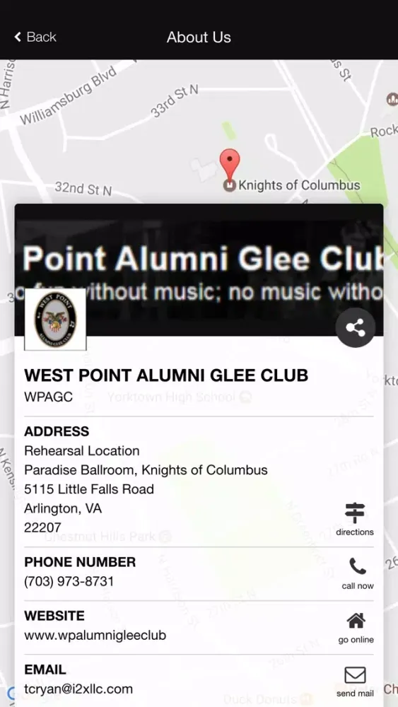West Point Alumni Glee Club 스크린샷
