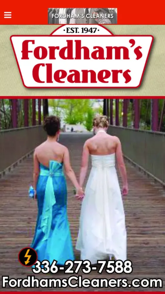 Capturas de tela do Fordhams Cleaners