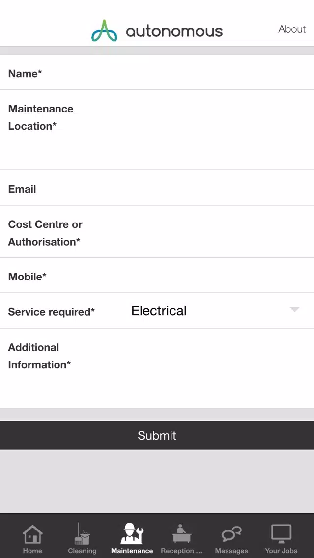 AutonomousFMS Angolan App Ekran Görüntüleri