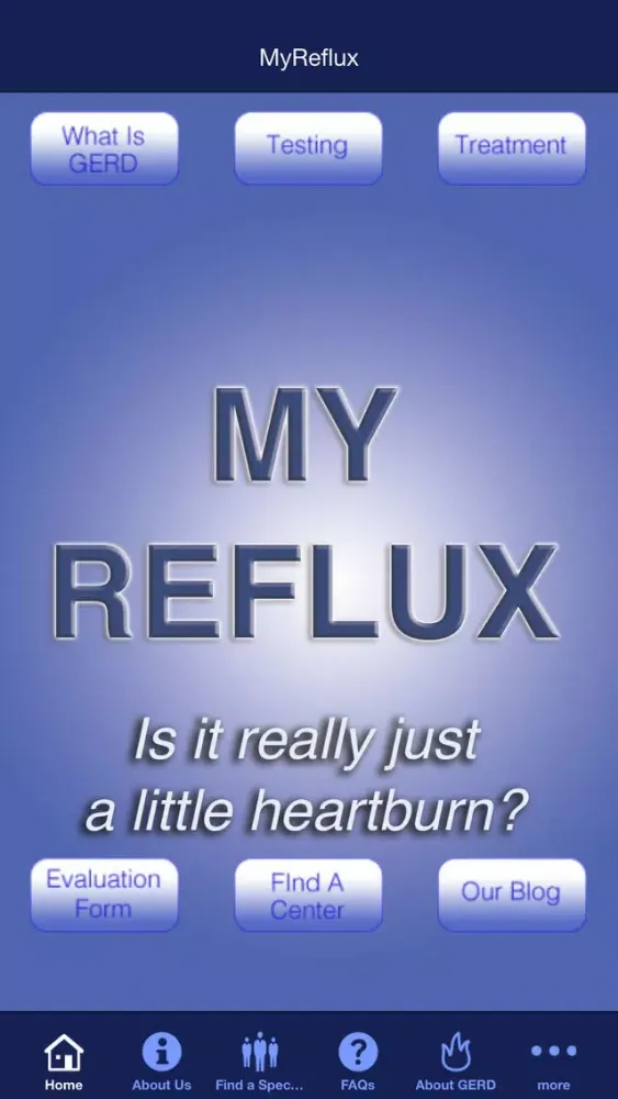 Tangkapan layar MyReflux