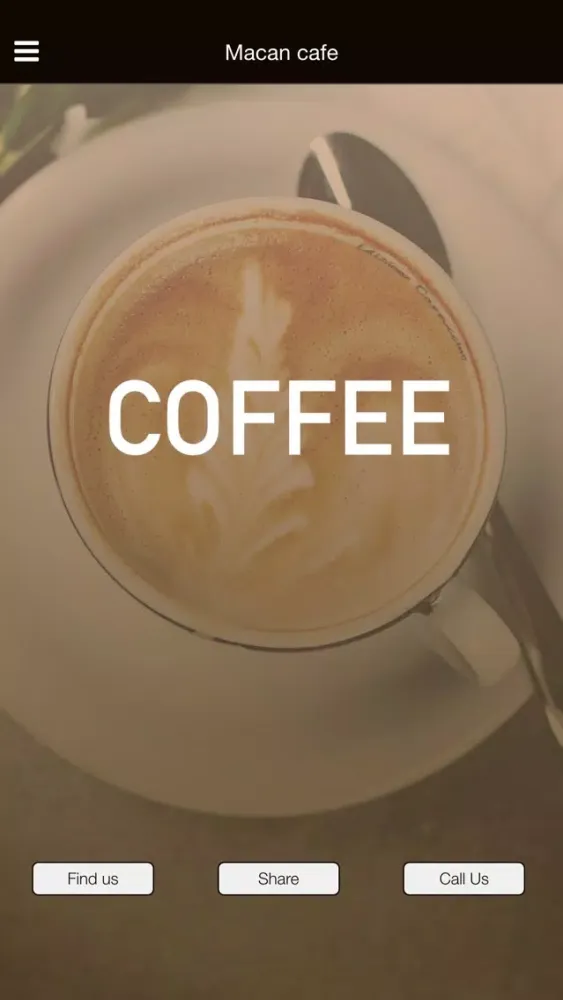 MACAN Cafe Ekran Görüntüleri