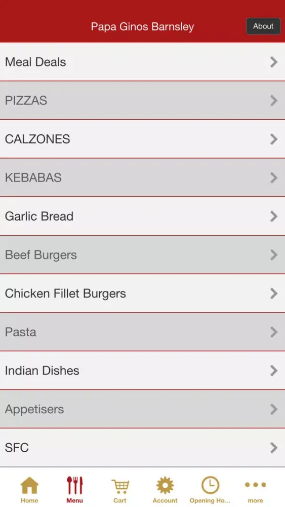 Papa Gino's Barnsley স্ক্রিনশট