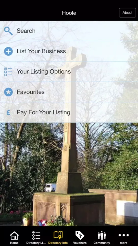 Tangkapan layar Hoole Smart Local App